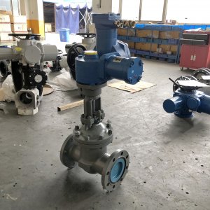 礦用電動閥門MKZ941H-40 DN150防爆（礦山、冶