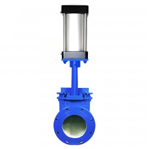 氣動(dòng)刀閘閥PZ673Y-16C，DN250（介質(zhì)灰渣混合