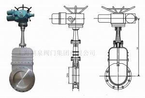 DMZ73H-10 DN300手動(dòng)暗桿刀型閘閥